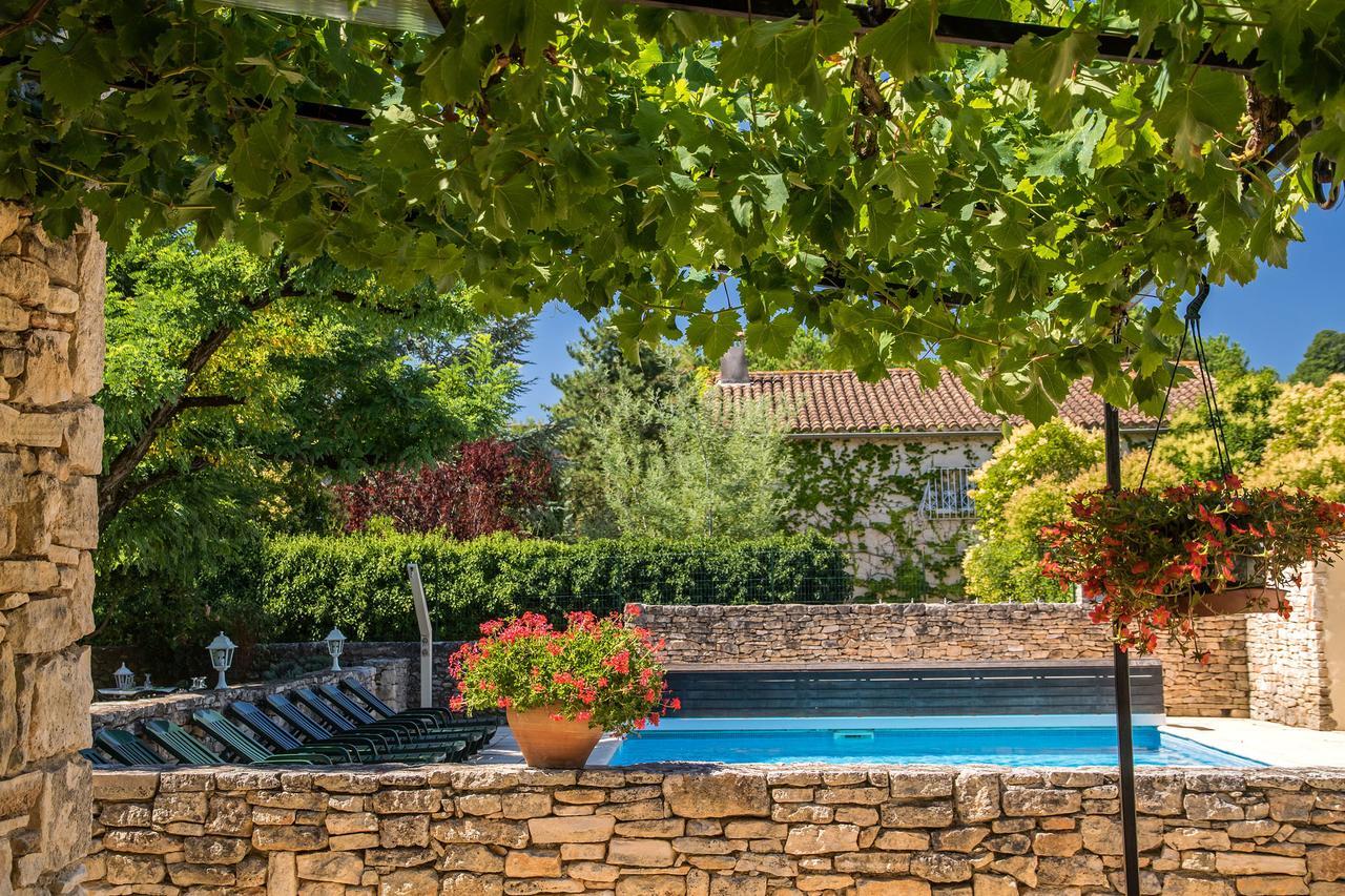 Logis Hotel Restaurant L'Escarbille Saint-Martin-dʼArdèche Buitenkant foto