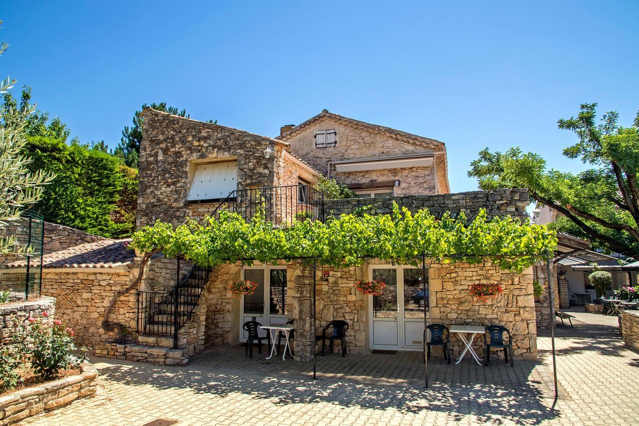 Logis Hotel Restaurant L'Escarbille Saint-Martin-dʼArdèche Buitenkant foto