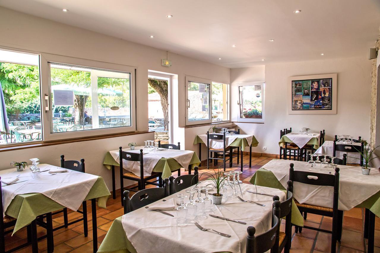 Logis Hotel Restaurant L'Escarbille Saint-Martin-dʼArdèche Buitenkant foto